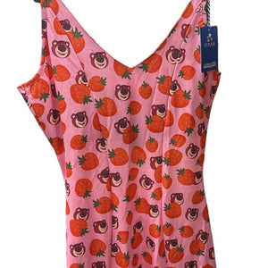Pixar + Cakeworthy Toy Story 3 Disney Lotso Strawberries Dress Med NWT