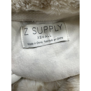 Z Supply Faux Fur Coat Jacket Size XS Animal Print Cheetah