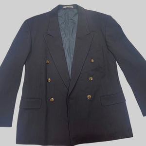 Vintage Yves Saint-Laurent Black Wool Coat