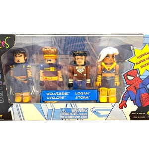 Marvel Minimates Ultimate X-Men 4 Pack Wolverine Cyclops Storm NIB