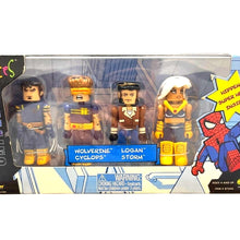 Load image into Gallery viewer, Marvel Minimates Ultimate X-Men 4 Pack Wolverine Cyclops Storm NIB
