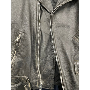First Genuine Black Leather Jacket Harley Davidson Size 44