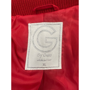 G by Guess Coat Red XL Belted Wool Blend