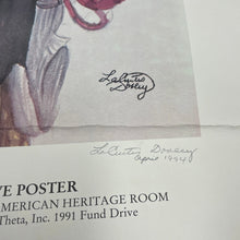 Load image into Gallery viewer, 1991 Miles Davis LaCurtis Dooley Signed Commemorative Jazz Poster 15x21 Vintage
