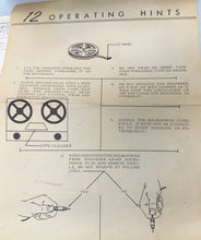 Load image into Gallery viewer, Telectro Two Speed Tape Recorder by Emerson Radio Vintage Model MM213
