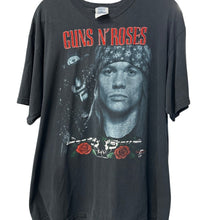 Load image into Gallery viewer, Vintage Guns N Roses Axl Rose Embroidered Double Sided Band Tee Shirt XL
