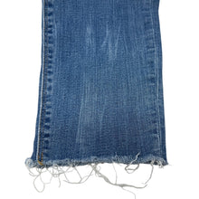 Load image into Gallery viewer, Hudson Jeans Womens Size 29 Straight Leg Crop Raw Hem Distressed Light Wash
