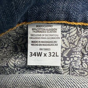 Cody James Men’s Jeans 34x32 Medium Wash Bootcut Western Denim