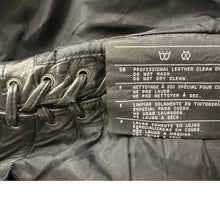 Load image into Gallery viewer, Harley-Davidson Women’s Black Leather Lace Up Vest Wing Logo Large
