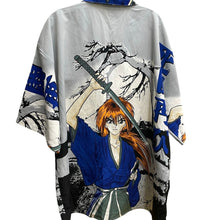 Load image into Gallery viewer, Rurouni Kenshin Manga Vintage Dino Shirt Gray Blue 3xl

