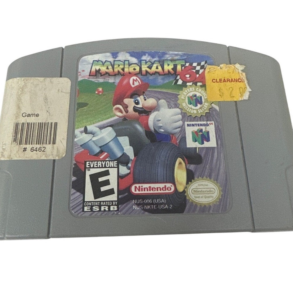 Nintendo 64 Mario Kart 64 Game Cartridge Authentic 1997 Works