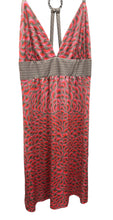 Load image into Gallery viewer, Trina Turk Dress Womens Size 4 Pink/Red Geometric Silk Printed Flamingo
