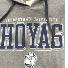 Load image into Gallery viewer, Georgetown University Hoyas Hoodie Large Gray Alta Gracia Bulldog Sweatshirt
