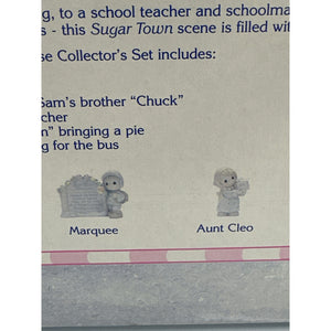 Precious Moments by Enesco Sugar Town Schoolhouse 6 Piece Set