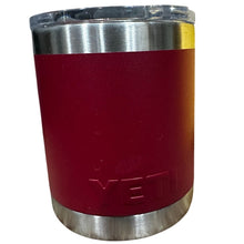 Load image into Gallery viewer, YETI Rambler 10 oz Lowball Harvest Red Tumbler MagSlider Lid New

