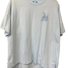 Load image into Gallery viewer, Tokyo Disney Resort Glitter Logo Shirt Light Blue Silver &amp; Blue Mickey
