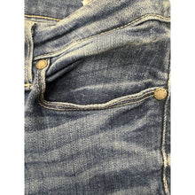 Load image into Gallery viewer, PAIGE Hoxton Crop Jeans 26 High Rise Blue Raw Hem Wear Cuffs

