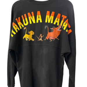 The Lion King Hakuna Matata Spirit Long Sleeve Jersey Small Disney