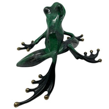 Load image into Gallery viewer, Bronze Frogman Tim Cotterill Frog Sculpture Hand-Painted Signed 301/1000
