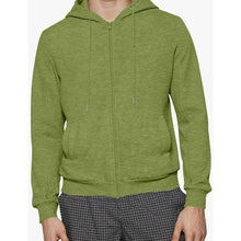 Load image into Gallery viewer, Men's XXL Adaptive Dialysis Hoodie Arm Access Zip Chemo PICC IV Army Green
