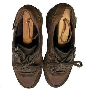 Mobil’s Mephisto Leather Sneakers Coffee/Nature Brown 8