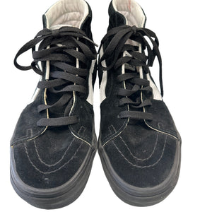 Vans Black Suede Skater Shoes Women's 7.5 Youth 6K Sk-8 Hi