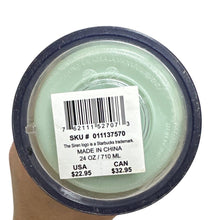 Load image into Gallery viewer, Starbucks 2022 Holiday Mint Winter Woodland Lace 24 Oz Tumbler
