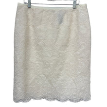 Load image into Gallery viewer, Tory Burch Lace Skirt Size 14 Cream
