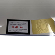 Load image into Gallery viewer, DEATH NYC “Monroe Tattoo Purple” Signed Serigraph 2018 11.9x8.4
