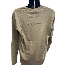 Load image into Gallery viewer, Rhinos Without Borders Protect Us Long Sleeve Shirt Large Rhino Tee
