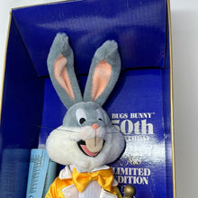 Load image into Gallery viewer, Bugs Bunny Plush Doll 50th Birthday Limited Edition Vintage 1990 The 24K Co.
