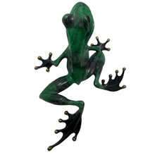 Load image into Gallery viewer, Bronze Frogman Tim Cotterill Frog Sculpture Hand-Painted Signed 301/1000
