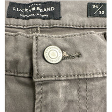 Load image into Gallery viewer, Lucky Brand 121 Slim Fit Men’s Pants Gray 34x30
