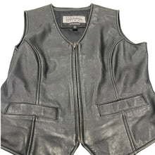 Load image into Gallery viewer, Pelle Studio Wilsons Leather Black Zip Vest Women’s Large
