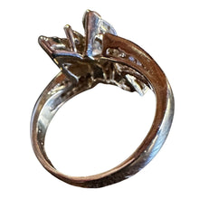Load image into Gallery viewer, Vintage 14K Gold 2.08CTW Marquise Diamond Bypass Ring Size 7 6.01g

