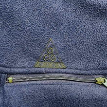 Load image into Gallery viewer, Nike ACG Vintage Half Zip Fleece Pullover Navy Blue Size Large Made in Taiwan
