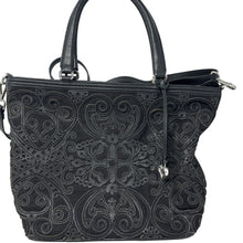 Load image into Gallery viewer, Brighton Black Lace Katusha Purse Bag Tote

