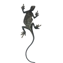 Load image into Gallery viewer, Michael Storey Bronze Lizard Sculpture Signed Vintage
