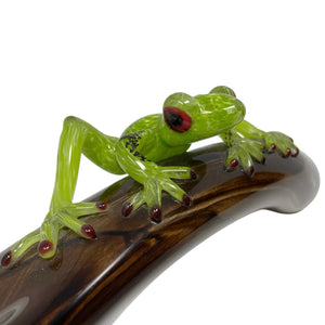 Sabina Rymanow Frog on a Log Hand Made in Poland