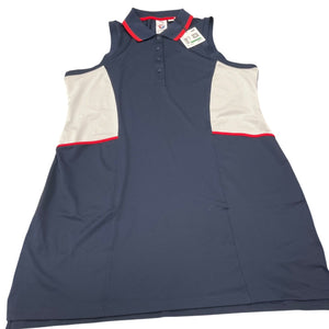 Puma Volition Beaufort Golf Dress Large NWT Navy Sleeveless MSRP $100