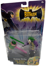 Load image into Gallery viewer, Mattel The Batman Hammer Strike Joker Action Figure NEW
