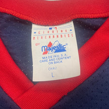 Load image into Gallery viewer, Cleveland Indians Barnes #1 Majestic Jersey Men’s XL Blue Red MLB Baseball
