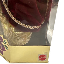 Load image into Gallery viewer, 1996 Happy Holidays Barbie Purple Eyes Special Edition NIB Box Wear
