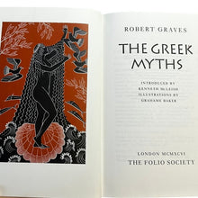 Load image into Gallery viewer, Robert Graves The Greek Myths Folio Society 1998 3rd Printing Illustrated
