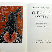 Load image into Gallery viewer, Robert Graves The Greek Myths Folio Society 1998 3rd Printing Illustrated
