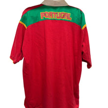 Load image into Gallery viewer, Vintage Portugal Rugby Jersey 2007 Lucy XL Red Cotton Embroidered Crest
