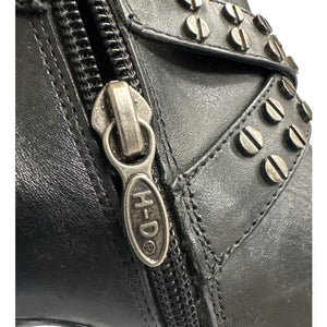 Harley-Davidson Black Desiree Strap Stiletto Boots Ladies Size 6 #84044