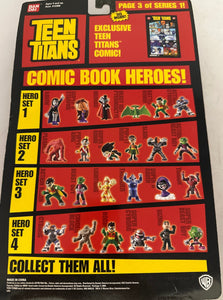 Teen Titans Go! Ban Dai 1.5" Super Hero Figurines Series 1 Page 3, Item 12303 NEW