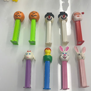 Pez Dispensers - Lot of 9 Holiday Themed