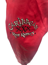 Load image into Gallery viewer, *Sale* Steve &amp; Barry&#39;s Caribbean Rum Runner Pirate Skull Vegan Leather Varsity Jacket XXXL
